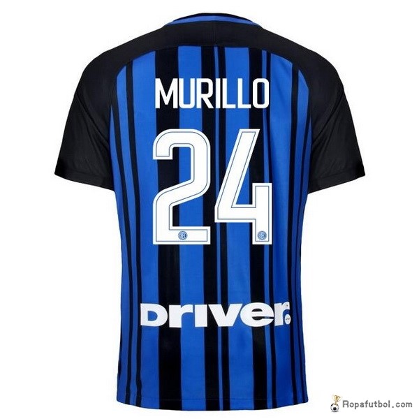 Camiseta Inter de Milán Replica Primera Ropa Murillo 2017/18